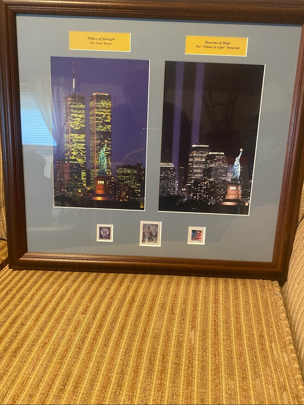 USPS Commemorative World Trade Tower Photos Unused Condition